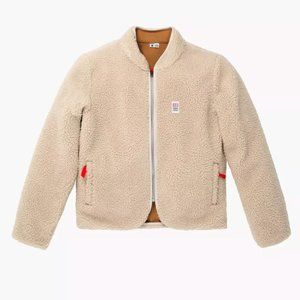 Topo Reversible Sherpa Jacket Ivory/Tan XS